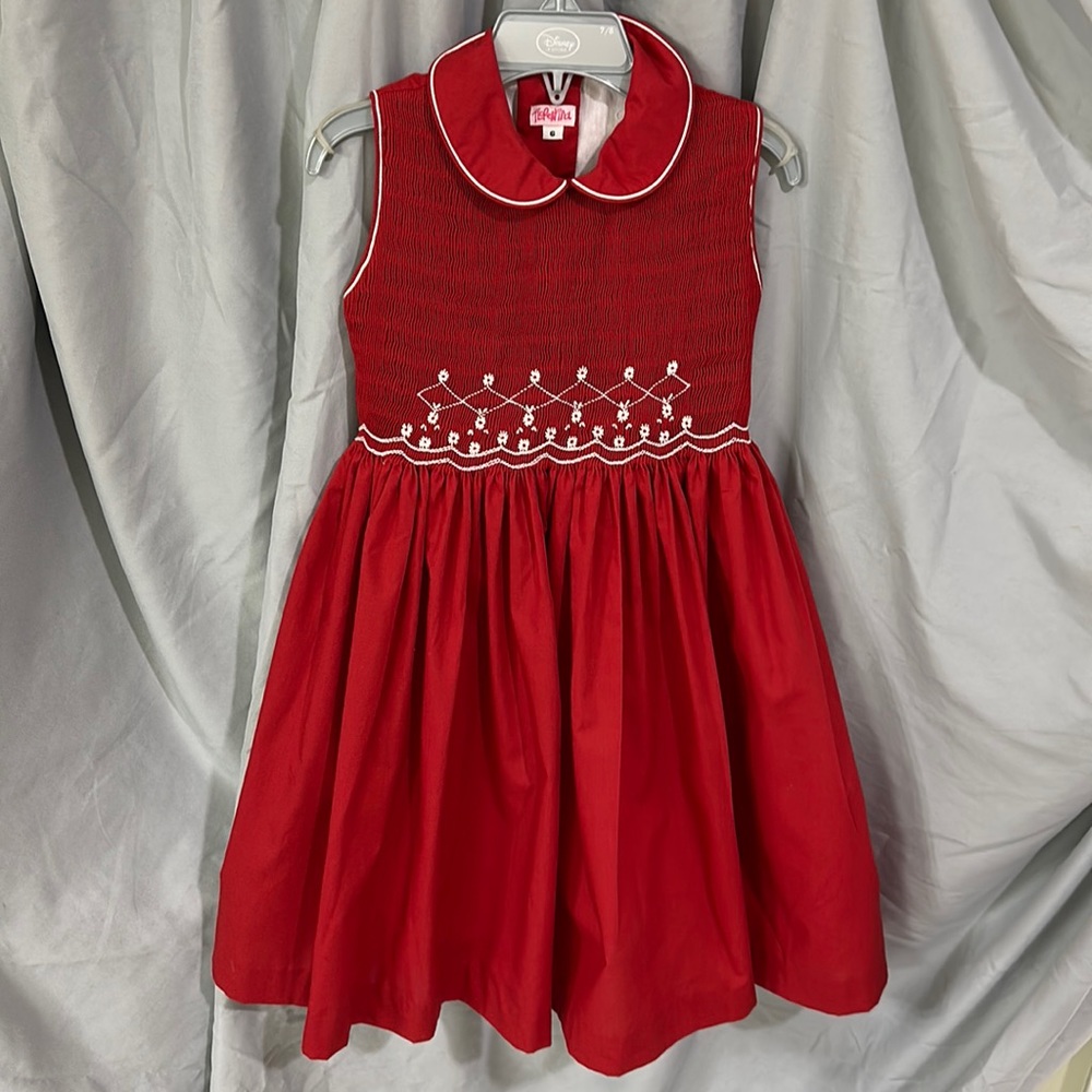 Florentina smocked sleeveless dress